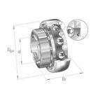 Roulement de palier ref GSH25-2RSR-B-INA