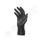 Gants jetables ambidextres nitrile 240mm noir T9