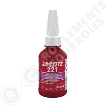 Le modèle de Frein filet faible 221 10ml Loctite - 221-10ML-LOCTITE