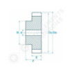 Le modèle de Engrenage à denture droite avec sans moy - ENGM-SM20114
