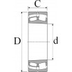 Le modèle de Roulement oscillant 2 rangées de rouleaux SKF ref 21318-EK-C3 - 90x190x43 - 21318-EK-C3-SKF