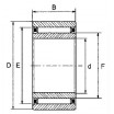 Le modèle de Roulement à aiguilles simple avec cage intérieure INA ref NAO20X37X16 - 20x37x16 - NAO20X37X16-INA