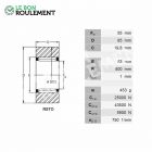 Galet à rouleaux ref RSTO45-X-INA