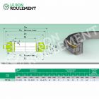 Roulement de précision pour table tournante ref YRT120