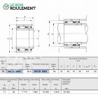 Roulement à aiguilles ref NATB5902-IKO