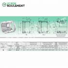 Roulement à aiguilles ref NX35