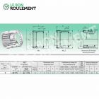 Roulement à aiguilles ref NX7-TN