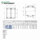 Roulement à aiguilles ref RNAFW183024-IKO