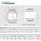 Rotule ref GE16-PW-ELGES