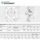 Palier fonte ref TCJ65-214-INA